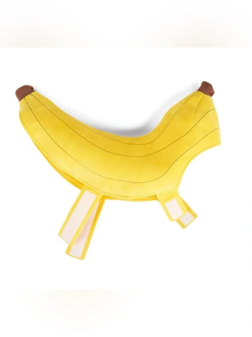 FUN 🍌 YELLOW BANANA WITH BROWN ENDS 🍌 HOODED PET COSTUME SIZE MEDIUM 🌟NWOT🌟